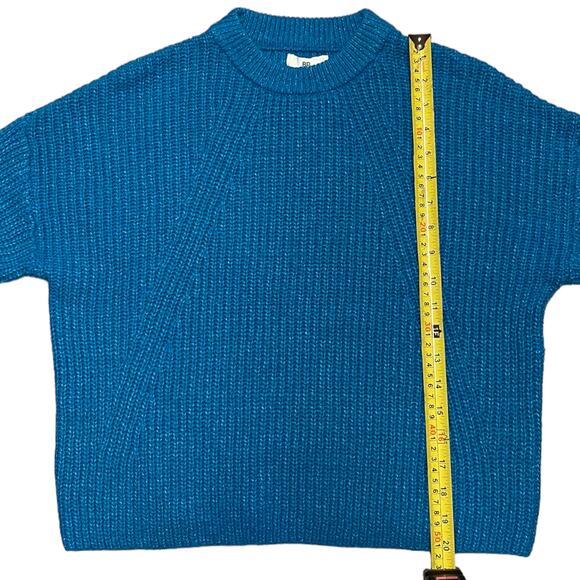 BP Blue Cotton Blend Knit Long Sleeve Sweater Size XS NEW - Picture 4 of 4